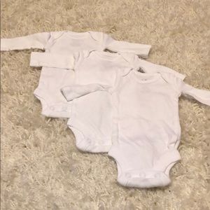 Preemie bodysuits 3 pk